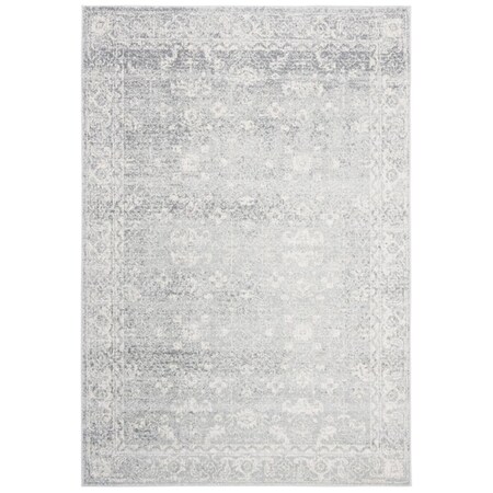 Safavieh 2 x 5 ft. x 2 in. Bohemian Evoke Power Loom Area RugSilver & Ivory EVK270Z-25